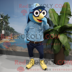 Mascot character of a Blue...