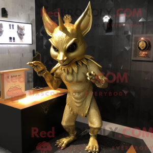Mascot character of a Gold...