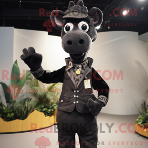 Mascot character of a Black...