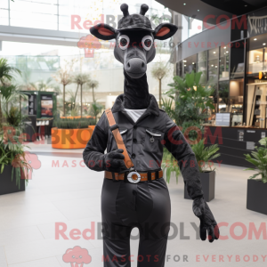 Mascot character of a Black...