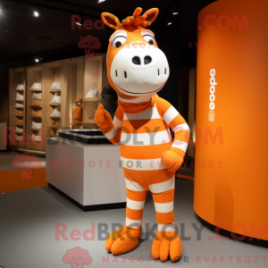 Postava maskota Orange...