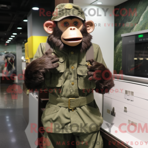 Mascot character of a Olive...