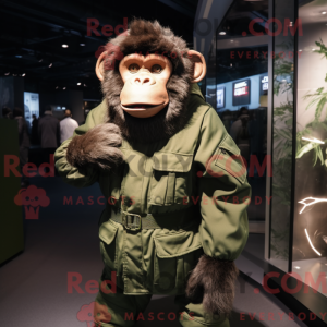 Mascot character of a Olive...