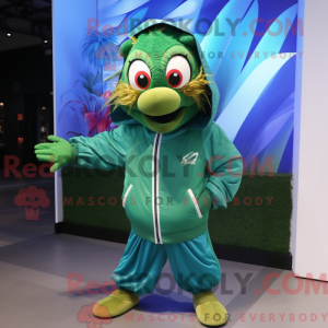 Mascot character of a Olive...
