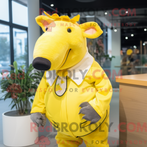 Mascot character of a Lemon...