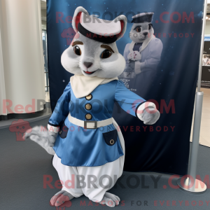 Mascot character of a Navy...