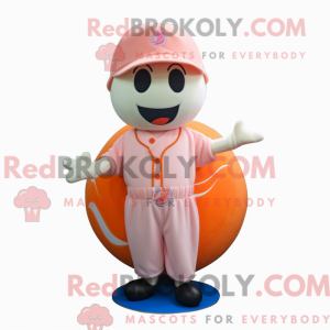 Mascot character of a Peach...