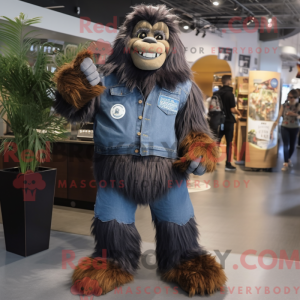 Mascot karakter van een...