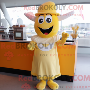 Mascot karakter van een...