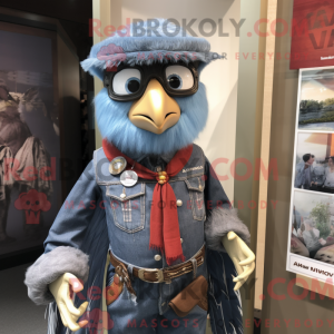 Mascot character of a Hawk...