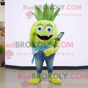 Mascot character of a Lime...