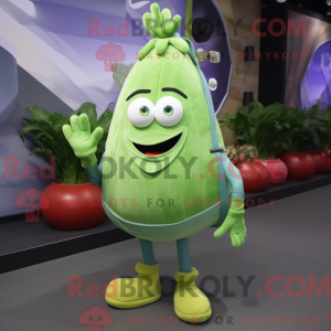 Mascot character of a Lime...