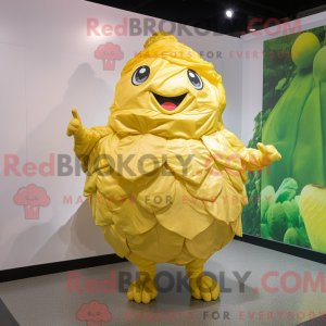 Mascot character of a Gold...