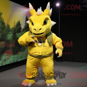 Mascottekarakter van een...