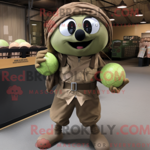 Maskot karakter av en...