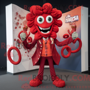Mascot character of a Red...