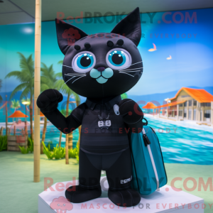 Mascot character of a Black...