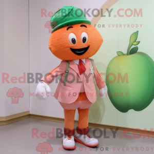Mascot character of a Peach...