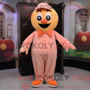 Mascot character of a Peach...