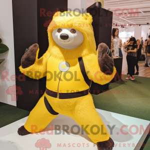 Mascot character of a...