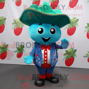 Mascot character of a Teal...