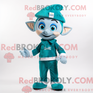 Postava maskota Teal Elfa...