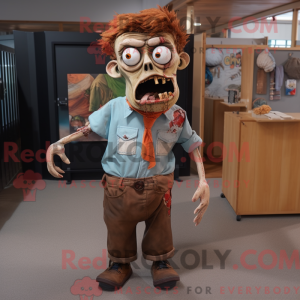 Postava maskota Rust Zombie...