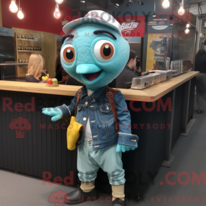 Maskot karakter af en...