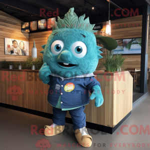Maskot karakter af en...