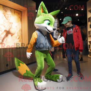 Mascot character of a Olive...