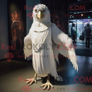 Mascot character of a White...