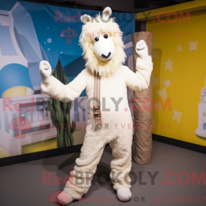 Mascot character of a Cream...