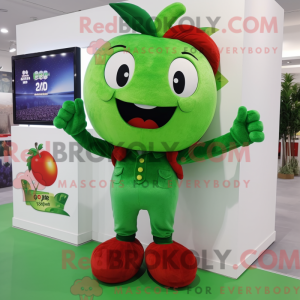Mascot character of a Green...