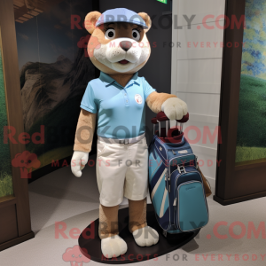 Mascot character of a Golf...