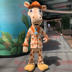 Mascot character of a Peach...