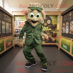 Mascot karakter van Olive...