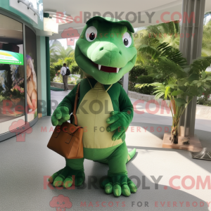 Mascot character of a Green...