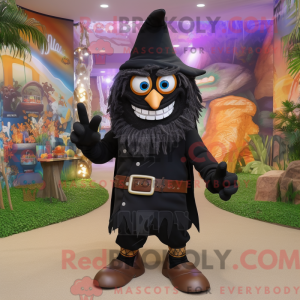 Maskottchen eines schwarzen...