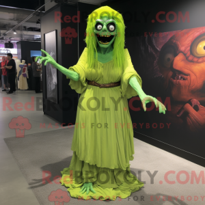 Mascot character of a Lime...