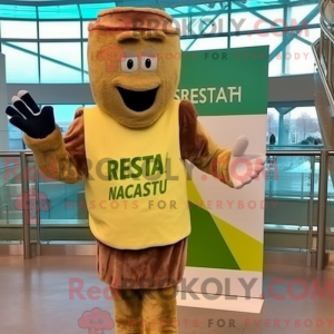 Maskotkarakter af en Rust...