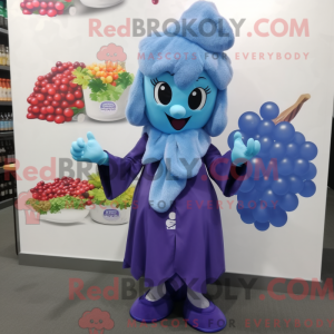 Mascot character of a Blue...