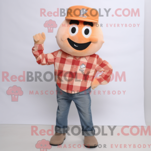 Mascot character of a Peach...