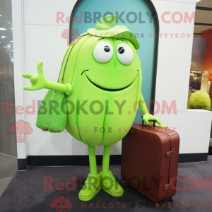 Mascot character of a Lime...