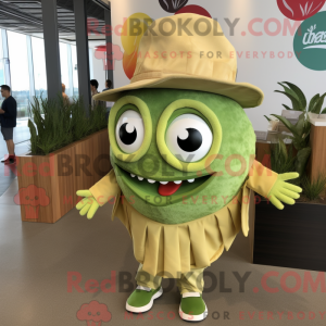 Maskot karakter af en Olive...