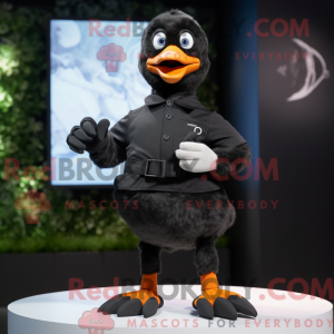 Mascot character of a Black...