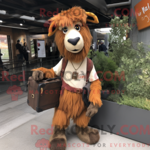 Mascot character of a Rust...