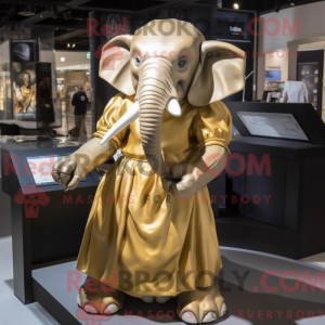 Mascot character of a Gold...
