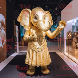 Mascot character of a Gold...
