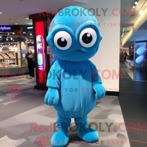 Postava maskota Sky Blue...