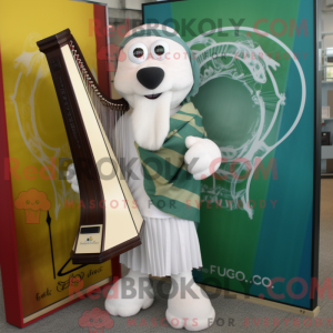 Mascot character of a White...